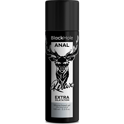 Lubrificante Anal Black Hole 100ml com efeito relaxante