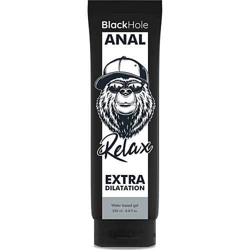 Lubricante Anal Black Hole 250ml com Efeito Relaxante