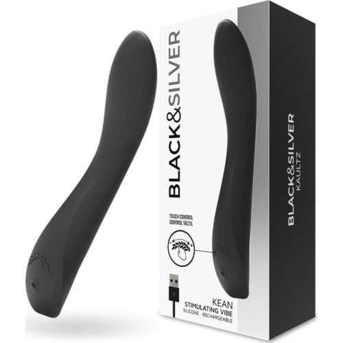 Vibrador BLACK&SILVER Kean com Controlo Touch