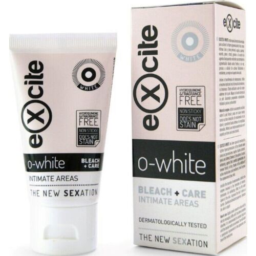 Aclarante Vaginal EXCITE O WHITE 50ml para clarear áreas íntimas.