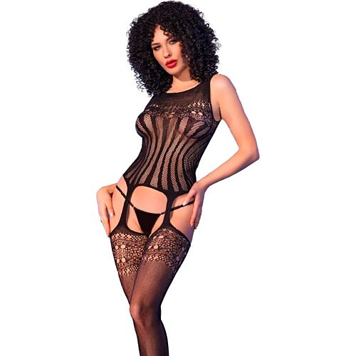 Bodystocking Chilirose CR 4855 com Silueta Esculpida