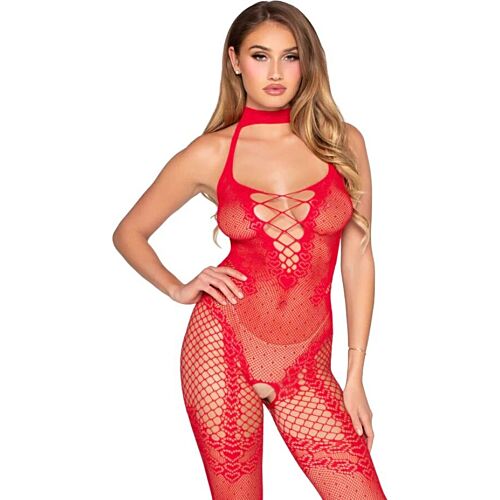 Bodystocking Leg Avenue 89336 com silueta de malla