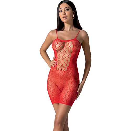 Bodystocking PASSION BS096 com design sexy