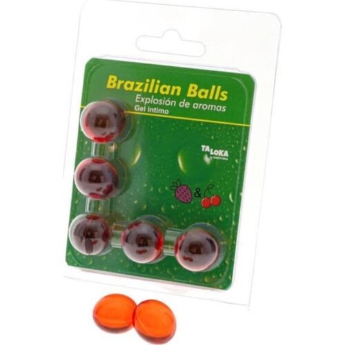 Bolas Brazilian Balls Taloka com lubrificante saboroso
