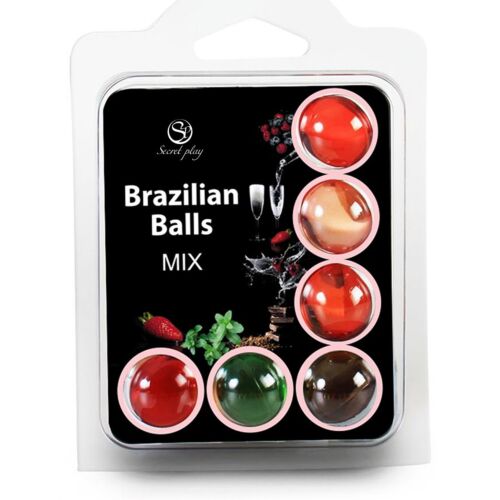 Bolas Brazilian Balls SECRETPLAY com Lubrificante Aroma Frutas