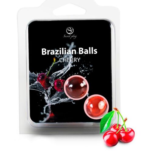Bolas Brasileiras SECRETPLAY com sabor a cereja