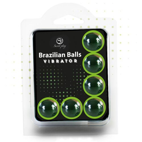 Bolas Brasileiras Vibrador SECRETPLAY - Conjunto 6 unidades