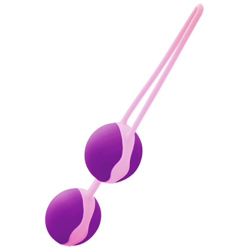 Bolas chinesas Liebe Candy Rose/Purple em silicone