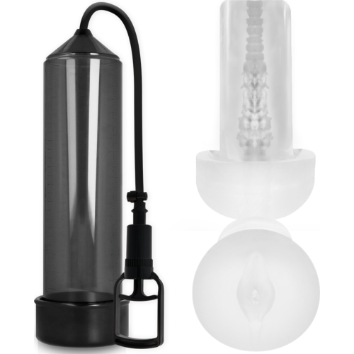 Bomba Alargadora PUMP ADDICTED RX7 com Masturbador