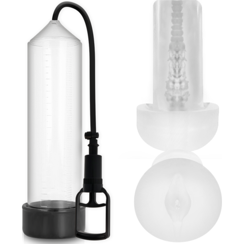Bomba Alargadora Pump Addicted RX7 com Masturbador