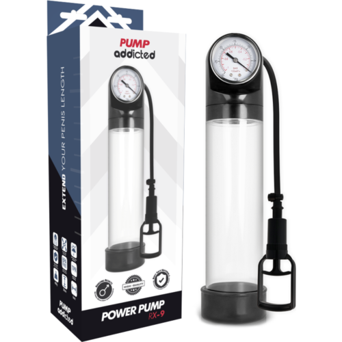 Bomba Alargadora PUMP ADDICTED RX9 com sistema de vácuo