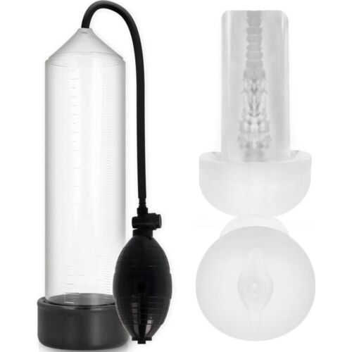Bomba Alargadora PUMP ADDICTED RX3 com Masturbador