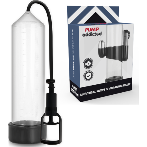 Bomba Alargadora PUMP ADDICTED RX7 com Vibrador