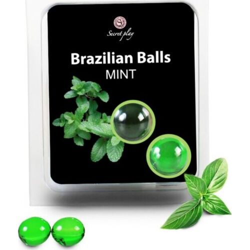 Bolas Brasileiras Secretplay com Lubricante de Menta