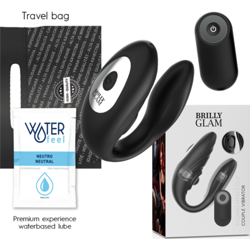 Vibrador Dual BRILLY GLAM Couple com Controle Remoto