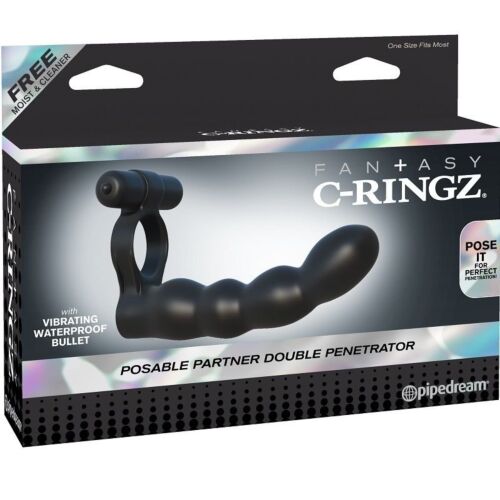 Anel Pénis Fantasy C-Ringz com Tripla Estimulação