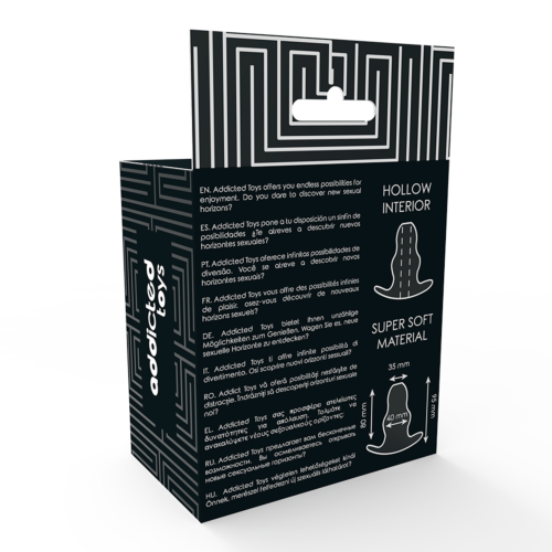 Dilatador Anal ADDICTED TOYS 9.5 CM com Túnel Oco