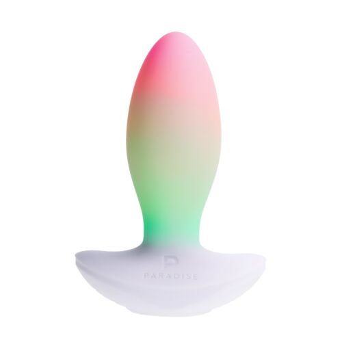 Vibrador Paradise Pleasure Products The Plug com iluminação RGB