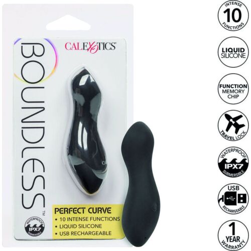Masajeador CALEXOTICS Boundless Curva Recomendável com 10 modos