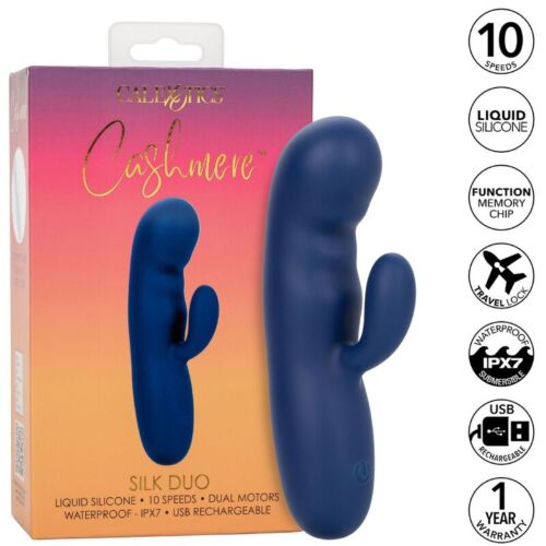 Massajador Clitoriano CALEXOTICS Cashmere Silk Duo