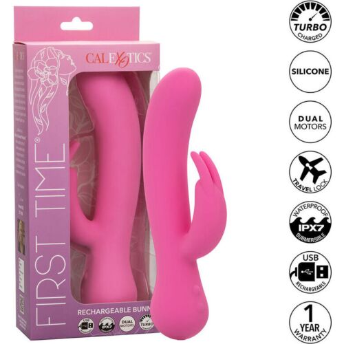 Vibrador Rabbit CALEXOTICS First Time Recarregável