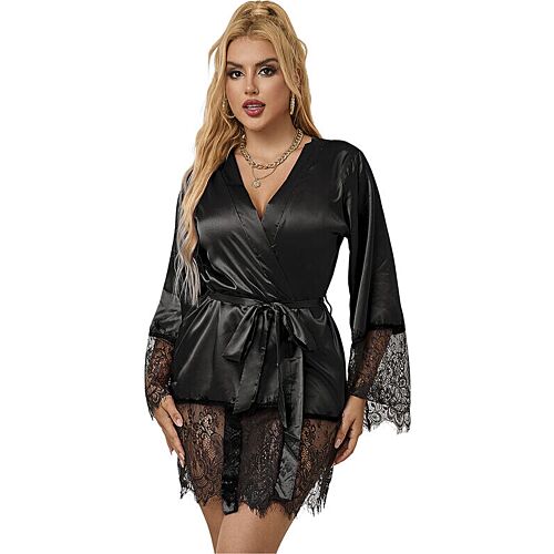 Conjunto Lingerie Sublime Elegante Camisola + Tanga