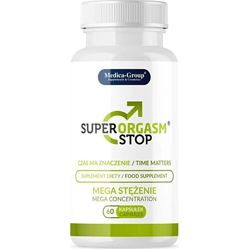 Cápsulas MEDICA GROUP Super Orgasm Stop para Controle Sexual