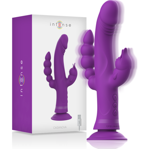 Vibrador Rabbit Intense Fun Casanova com 3 Motores
