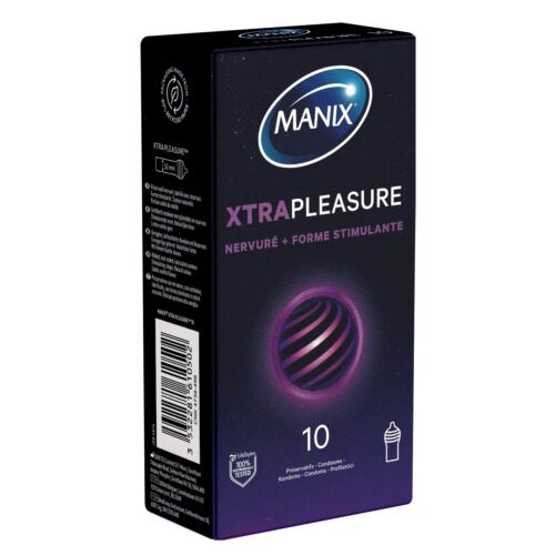 Preservativo Manix Xtra Pleasure com Estrias Estimulantes