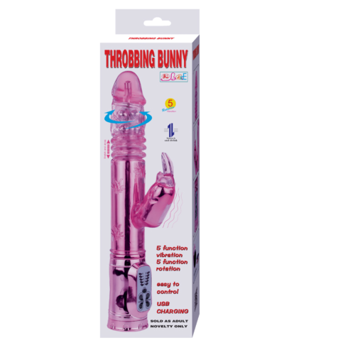 Vibrador BAILE THROBBING BUNNY com rotação