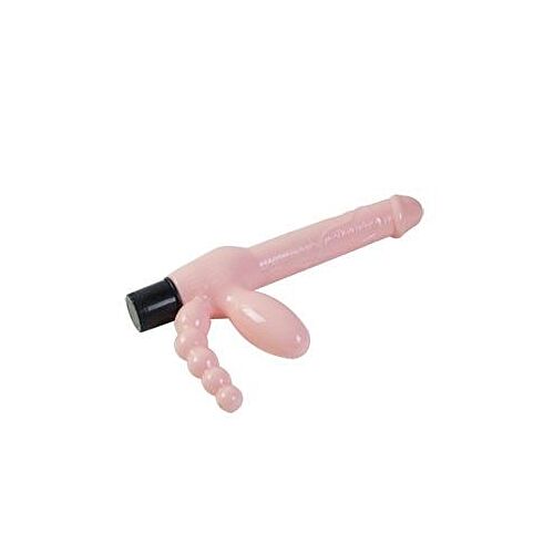 Arnês BAILE 25.4 cm com vibração e estimulação anal