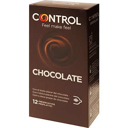 Preservativos CONTROL Chocolate 12 Unidades - Sabor Delicioso