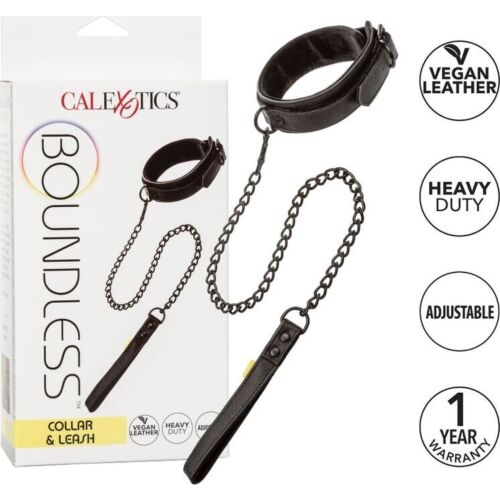 Collar Bondage CALEXOTICS BOUNDLESS com Correa Ajustável