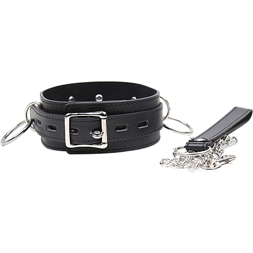 Collar de Bondage OHMAMA FETISH com Anéis Ajustáveis