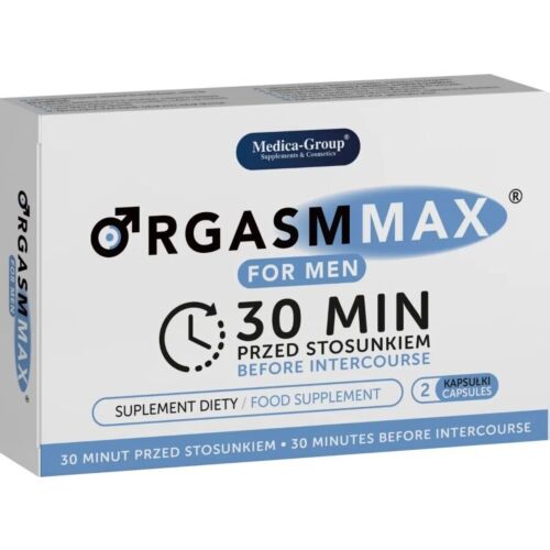 MEDICA GROUP Cápsulas Orgasm Max Para Homens – Vitalidade e Desempenho Sexual