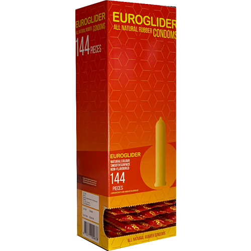 Preservativos Euroglider 144 Unidades com lubrificante extra