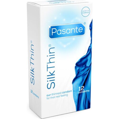 Preservativos Pasante Silk Thin 12 Unid. com maior sensibilidade