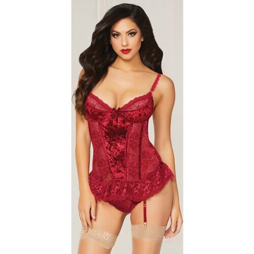 Conjunto de Lingerie Marca M Bustier com Coração