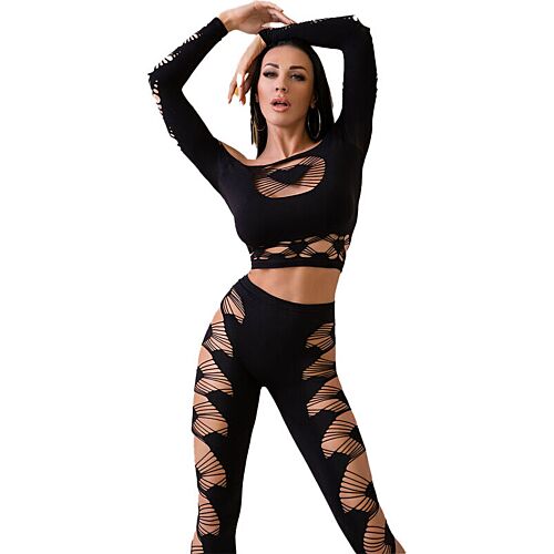 Conjunto Top e Leggins CHILIROSE CR 4436 - Elegância e Sensualidade