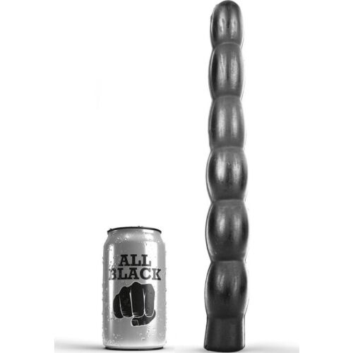 Dildo Anal ALL BLACK 32 cm Ondulado