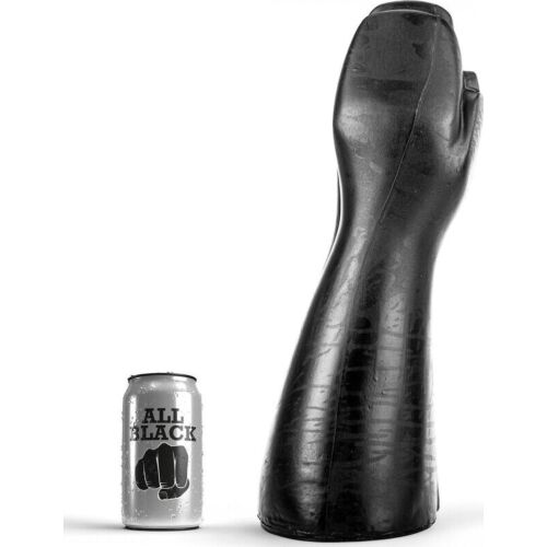 Dildo Fisting ALL BLACK 39 cm Mão e Braço