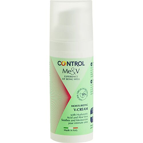 Crema Hidratante Control V-Cream com Aloe Vera e Ácido Hialurónico