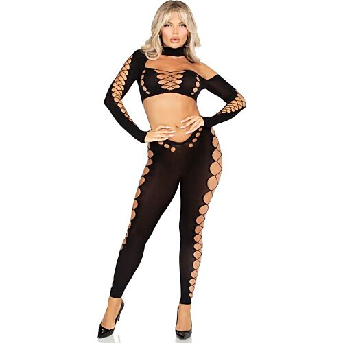 Conjunto de Top e Leggings Leg Avenue Cut-Out