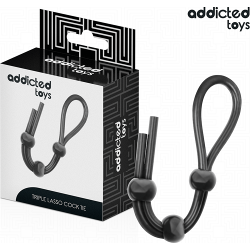 Anel Peniano Addicted Toys Corda de Silicone Triplo