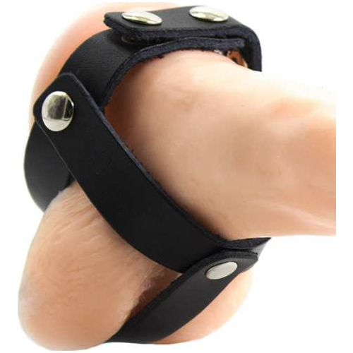 Funda de Castidade OHMAMA FETISH para Testículos Ajustável