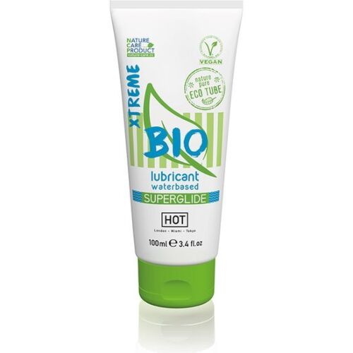 Lubricante Bio HOT Superglide Xtreme 100ml com fórmula Xtreme