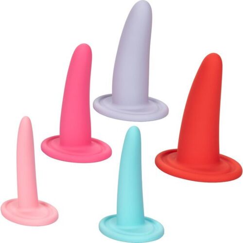 Dilatadores Vaginais Calexotics 5PC com Curva Ergonómica
