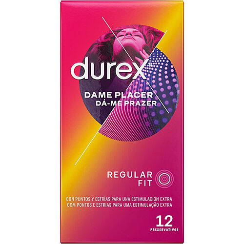 Preservativo DUREX Dame Prazer com Ponto e Estrias
