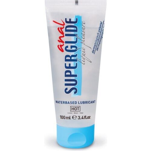 Lubrificante Anal HOT Superglide 100ml - Deslizamento Prolongado