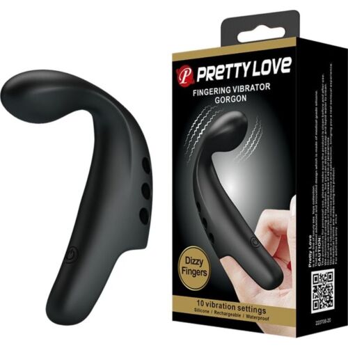 Vibrador Dedo Pretty Love Gorgon com 10 modos de vibração